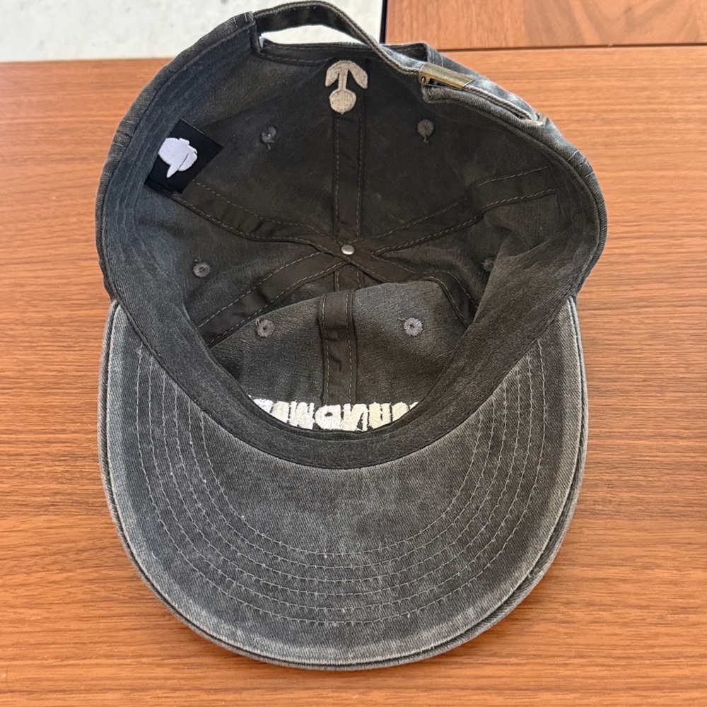Groundwork Acid Washed Gray Strapback - image 5